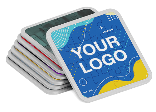 Montage - Promotional Coasters with Logo