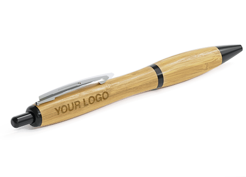 Contour - Bamboo Pens with Logo