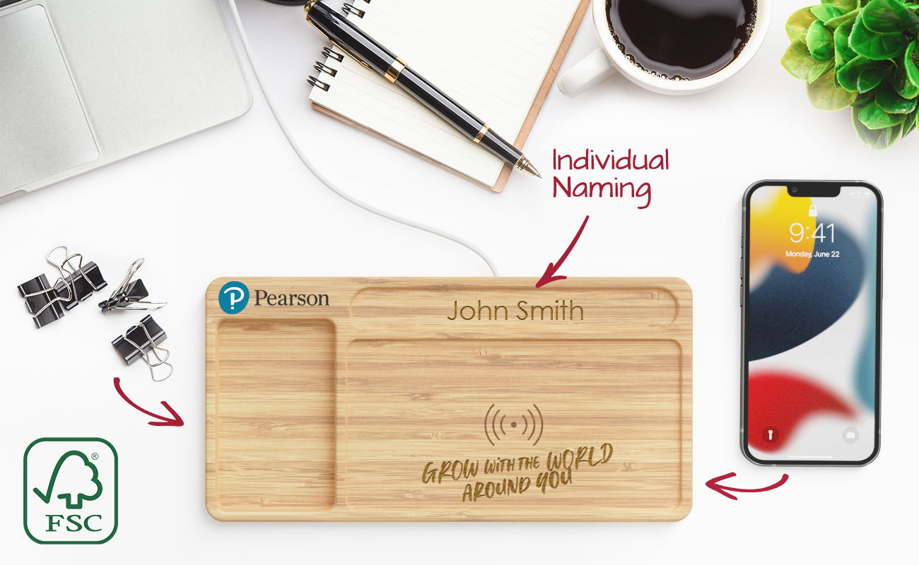 EcoDesk - Branded Wireless Chargers