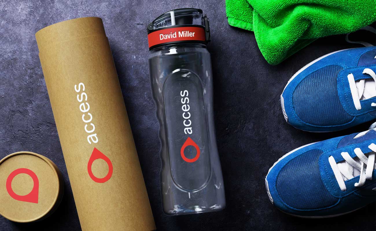 Pacific - Branded Plastic Water Bottles with Logo gallery thumbnail