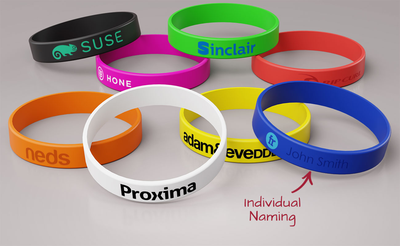 Revo - Custom Silicone Wristbands with Logo