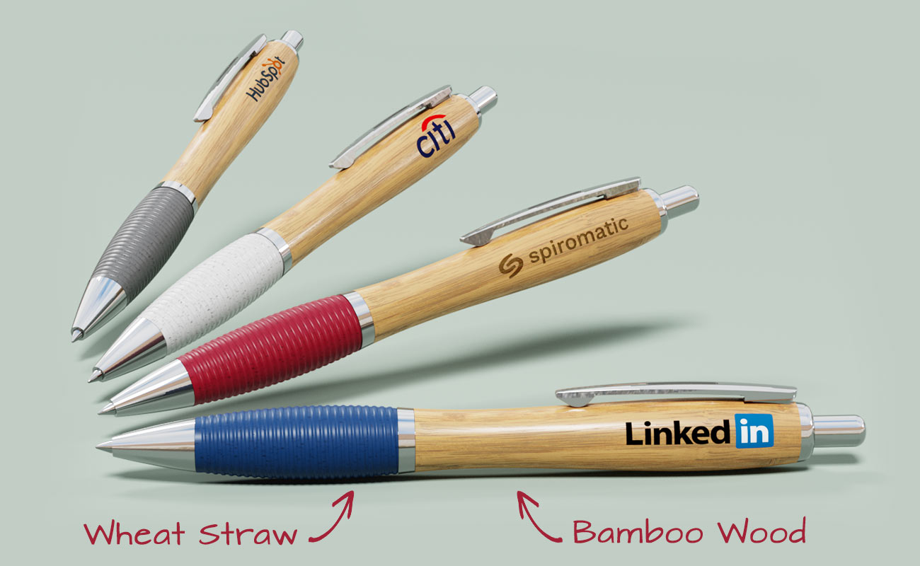 Ridge - Branded Promotional Bamboo Pens