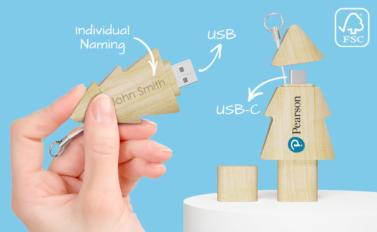 Tree Duo - Branded Memory Sticks